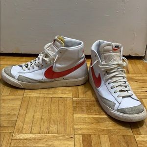 Nike Blazer Mid '77 Red/White - Men’s 9.5